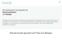 Tablet Screenshot of kowerk.de